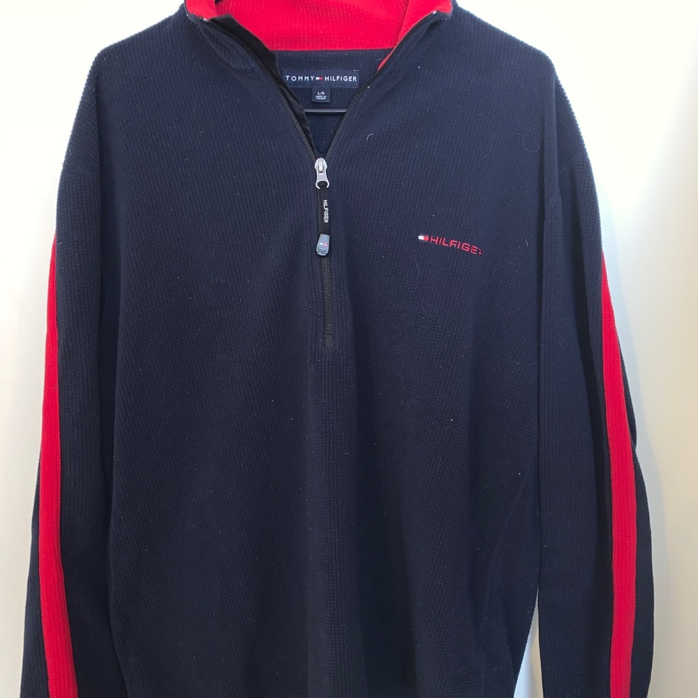 Tommy Hilfiger Half Zip Long Sleeve Shirt